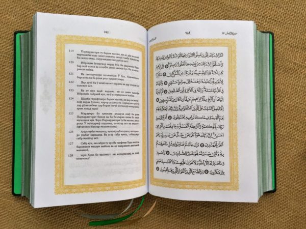 Koran na tadzhikskom yazyke